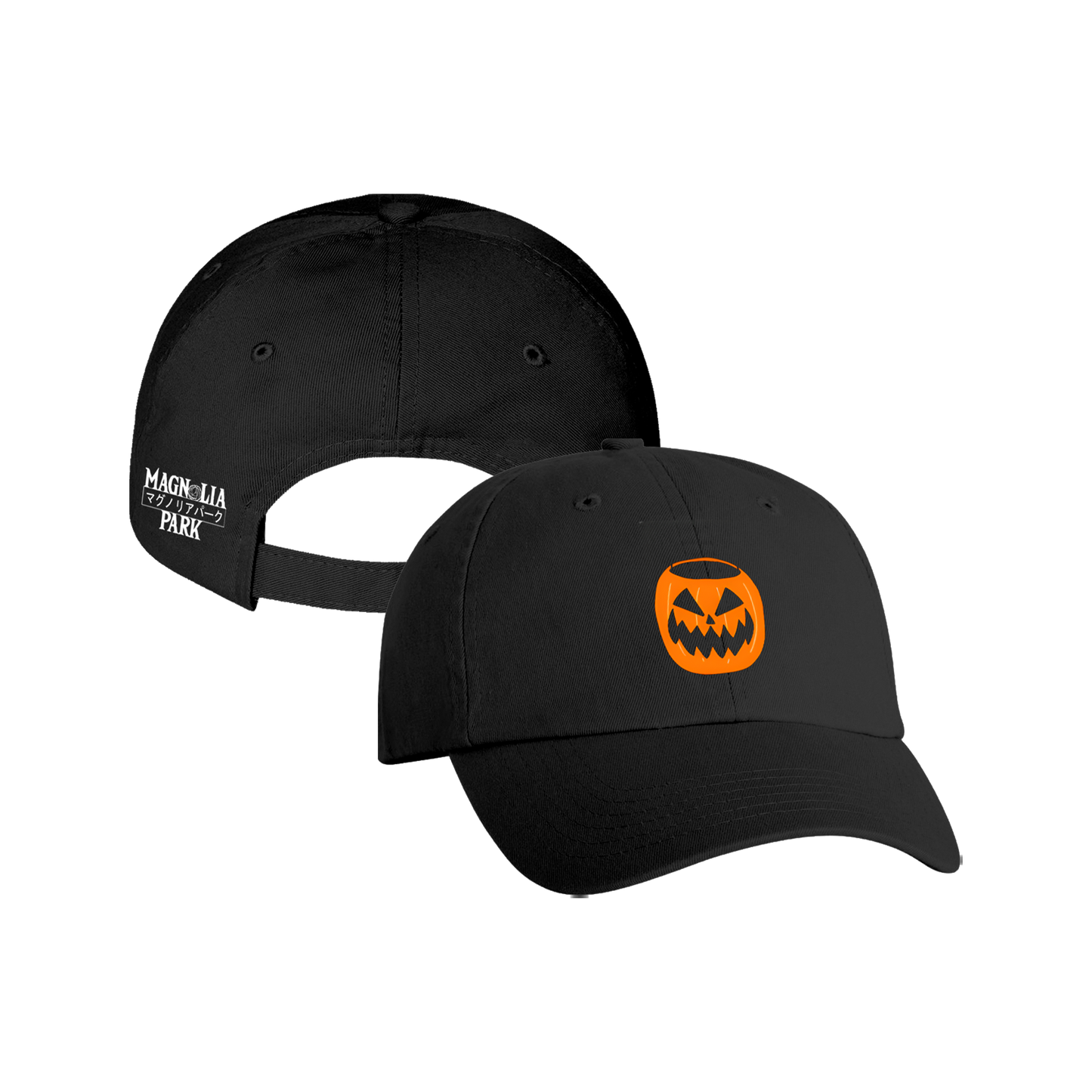 Pumpkin Dad Hat (Black)