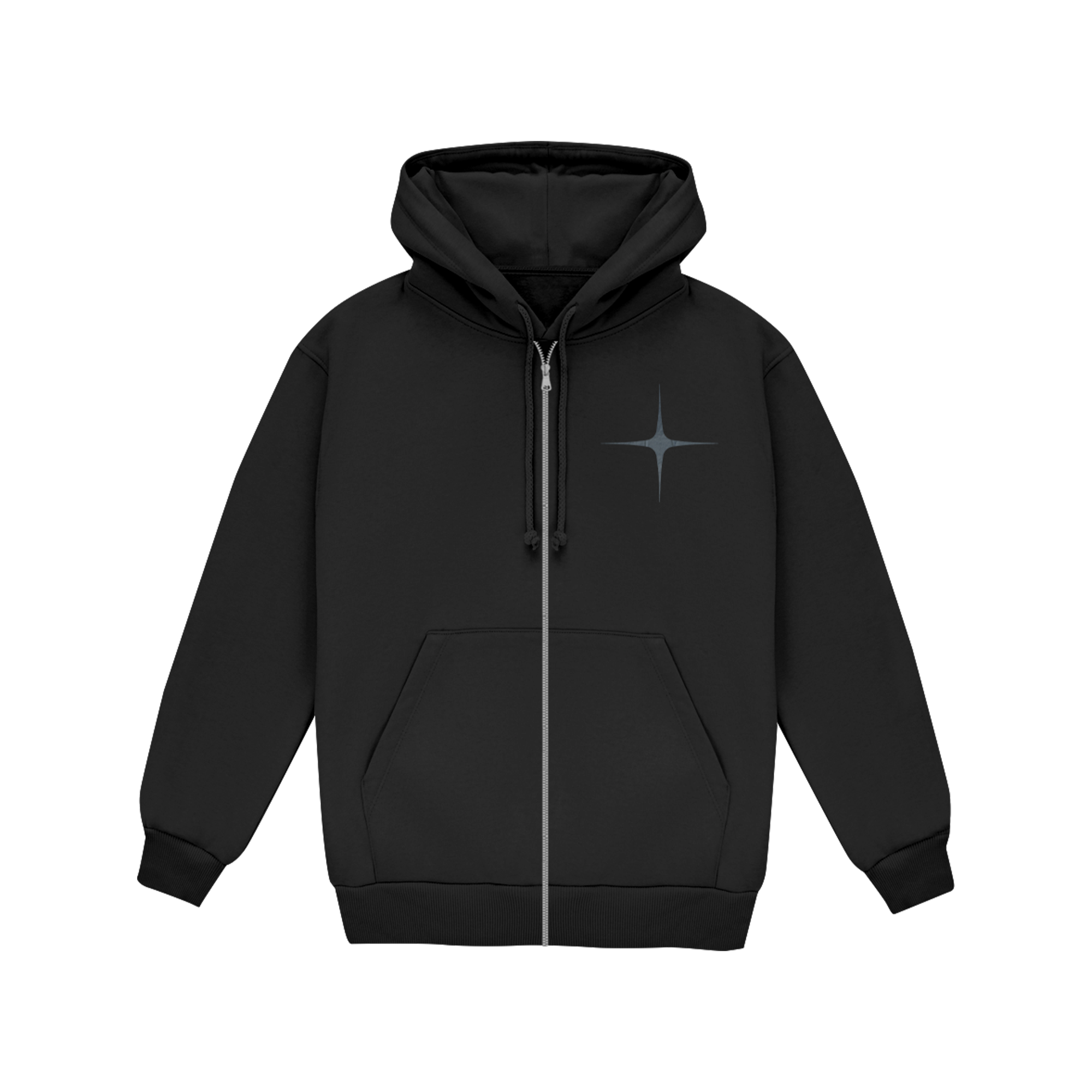Y2K Zip up Hoodie (Black) – Magnolia Park Y2K Zip up Hoodie (Black) – Magnolia Park