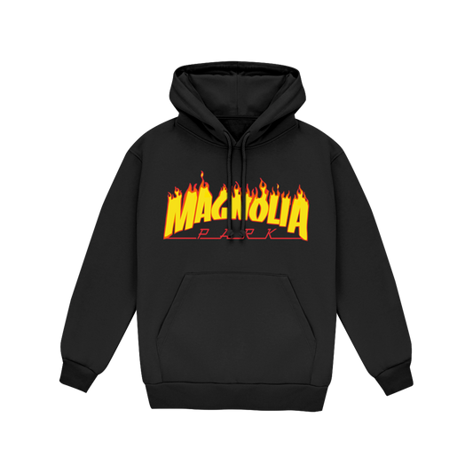 Flame Pullover Hoodie (Black)