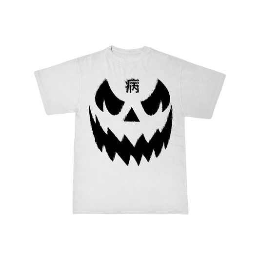 Pumpkin Face Tee (White)